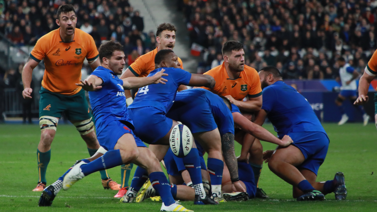 法国橄榄球队实力强悍,取得胜利 法国橄榄球队实力强悍,取得胜利