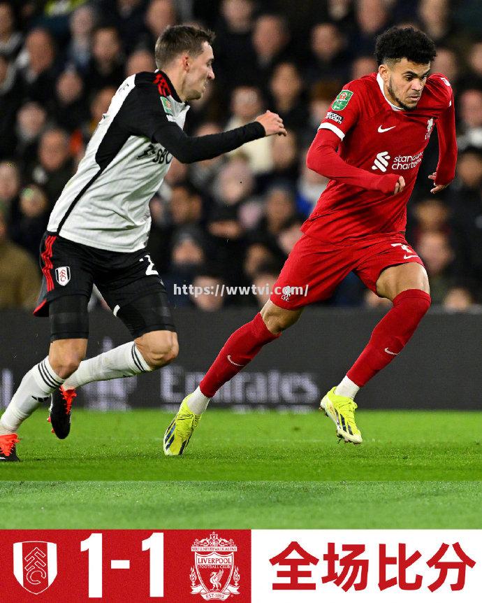 利物浦主场战平富勒姆,连续不败 利物浦主场战平富勒姆,连续不败