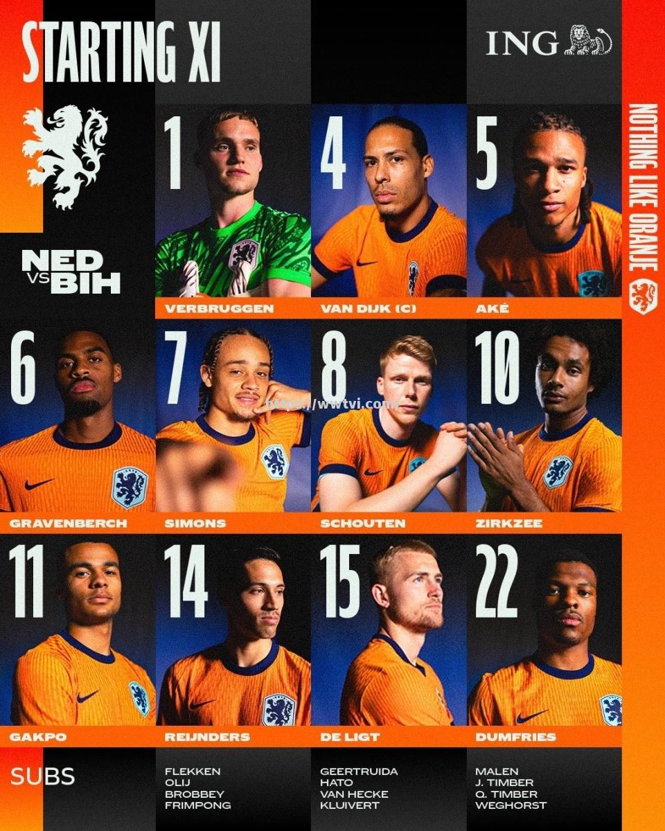 荷兰队大胜波黑,确定参加欧国大赛四分之一决赛 荷兰队大胜波黑,确定参加欧国大赛四分之一决赛